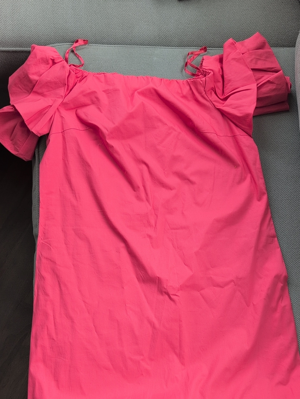 Club Monaco Coral Pink Off-Shoulder Dress (size 0)